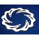 Neue Hintere Bremsscheibe 245mm passend fr Yamaha YZ/WR